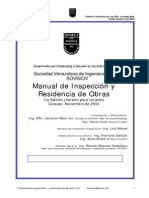 Manual de Inspeccion y Residencia de Obras PDF