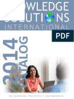 2014 Knowledge Solutions International Catalog v.3