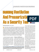 Building Ventilation and Pressurization as a Security Tool