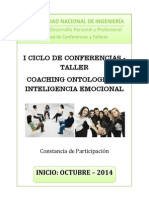 1er Taller de Coaching Ontologico e Inteligencia Emocional PDF