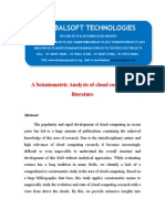 2014 IEEE .NET CLOUD COMPUTING PROJECT A Scientometric Analysis of Cloud Computing Literature