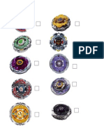 Beyblade checklist