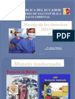 Manejo de Los Desechos Infecciosos en El Ecuador 13 Dic.2010 PDF