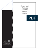 Portland Sewer Design Manual Summary