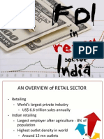 Foreign Direct Investment in retail sector