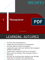 Mgmt5 - Learning Outcomes