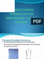 Conductividad Termica de Los Materiales y Ley de Fourier