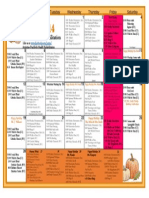 October 2014 Activity Calendar