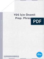 Yds Icin Onemli Prep Phrases PDF