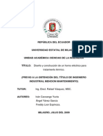 Diseno y Construccion de Un Horno PDF