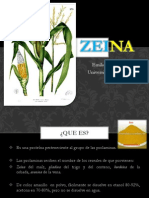 Zeína, la proteína de maíz