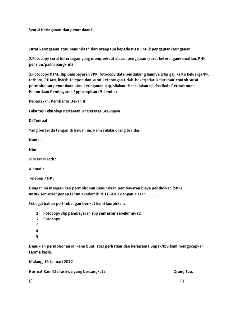 Apa Itu Surat Spp