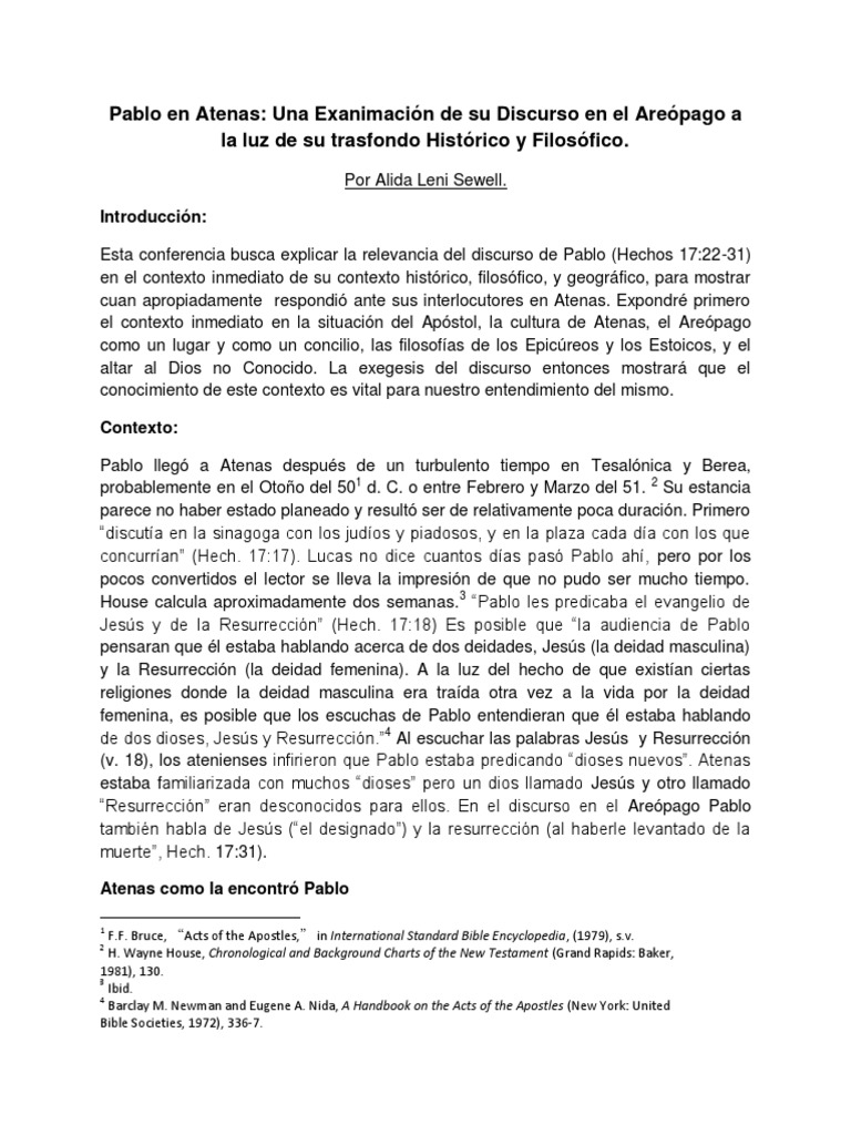 LENI SEWEL PABLO EN ATENAS.pdf  Pablo el apóstol 