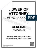 General Power of Attorney - Spanish