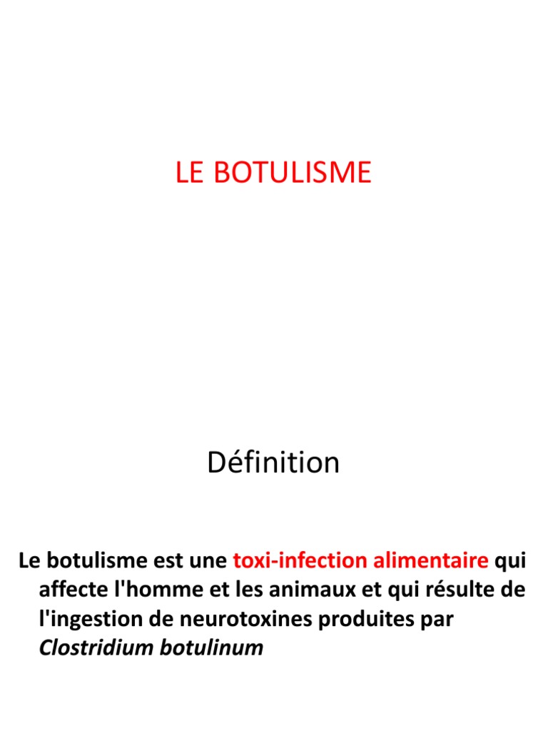 Botulisme