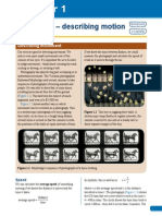 Kinematics - Describing Motion