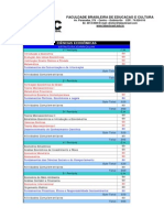 Grade Curricular Ciencias Economicas