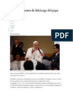 Cuatro lecciones de liderazgo del papa Francisco.docx