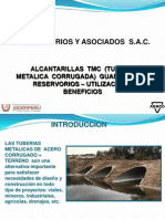Alcantarillas TMC: Utilización y beneficios de tuberías metálicas corrugadas para drenaje y construcción
