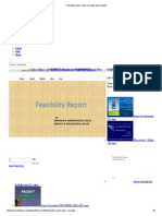 Feasibility Report - Basic Concepts With Example