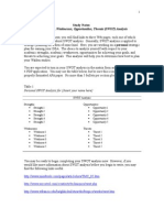 DDBA-8005 Strengths Weaknesses Opportunities Threats SWOT Analysis