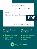 Simposio de Inmunohematología PDF