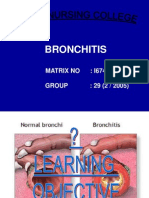 Bronchitis: Matrix No: I674 Group: 29 (2 / 2005)