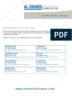 Kobelco 7150 Specifications PDF