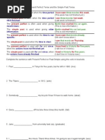 Differences Between The Present Perfect Tense and The Simple Past