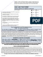 Can I Use This Form?: U.S. Passport Renewal Application For Eligible Individuals