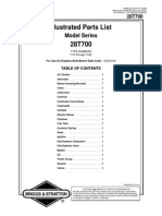 Illustrated Parts List 28T700: Model Series