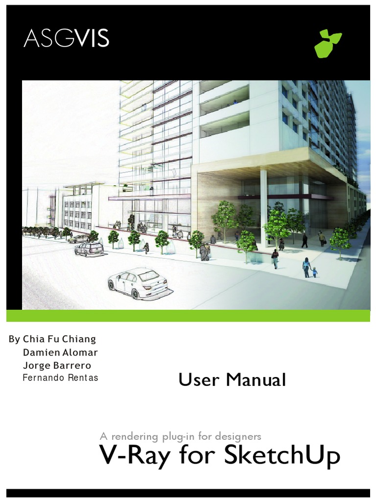 V-Ray for SketchUp User Manual Guide | PDF | Business | Computers