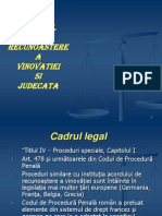 ACORDUL DE RECUNOAŞTERE A VINOVĂŢIEI ŞI JUDECATA Apr.2011