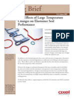 Testing Brief: The Effects of Large Temperature Changes On Elastomer Seal Performance