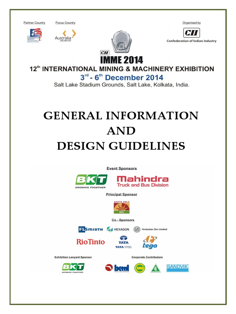 IMME 2014 General Information With Design Guidelines PDF