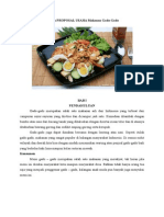 Contoh Proposal Usaha Makanan Gado-Gado