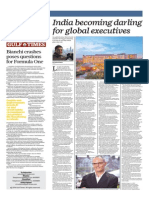 India Becoming Darling For Global Executives - Gulf Times 9 Oct 2014