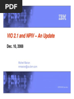 VIO 2.1 and NPIV - An Update