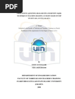 Download Using Survey Question Read Recite and Review Sq3r to Improving Reading Comprehansions by Ulfie Ghieza SN242497219 doc pdf