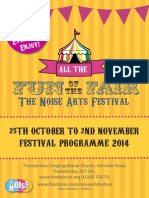 The Noise Arts Festival Programme 2014