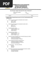 Soal UTS IPS Kelas 3 Semester 1