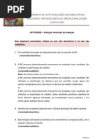 Grupo 3_Distinguir descrição de avaliação