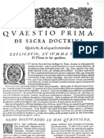 CT (1654 Ed.) t1 - 07 - Quaestio 1, de Sacra Doctrina