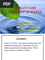 Quality of Water