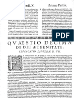 CT (1654 Ed.) t1 - 15 - Quaestio 10, de Dei Aeternitate