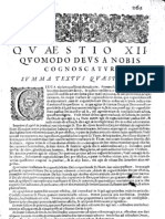 CT (1654 Ed.) t1 - 17 - Quaestio 12, Quomodo Deus A Nobis Cognoscatur