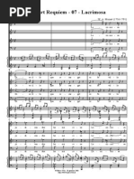 Requiem Mozart - 07 - Lacrimosa PDF