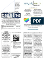 Breathe: Please Sign Up Today in The Foyer