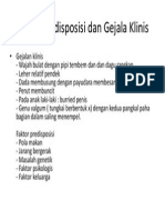 Faktor Predisposisi Dan Gejala Klinis