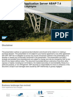 SAP NetWeaver AS ABAP 7.4 - Overview and Product Highlights PDF